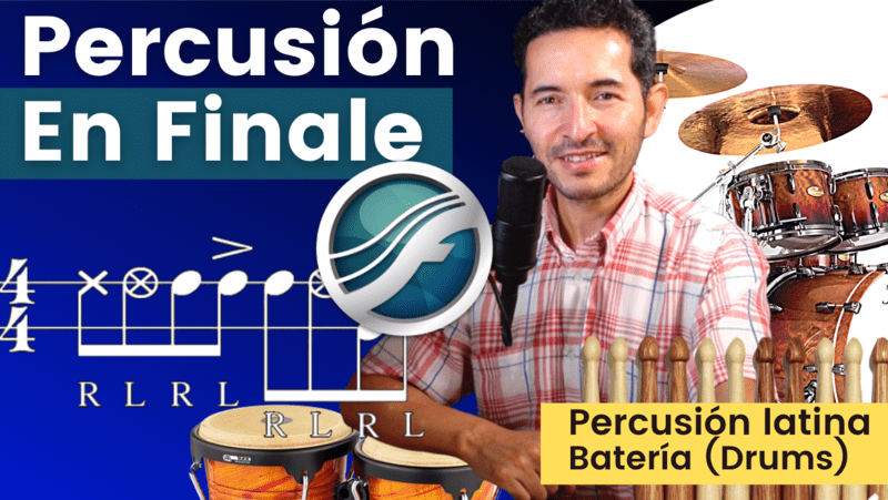 Finale: Escribir batería y percusión latina