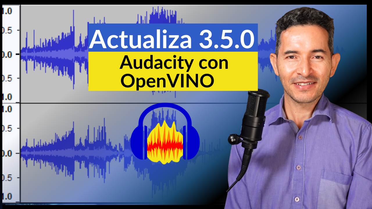 Actualiza Audacity 3.5.0 pero con plugin OpenVINO 2024