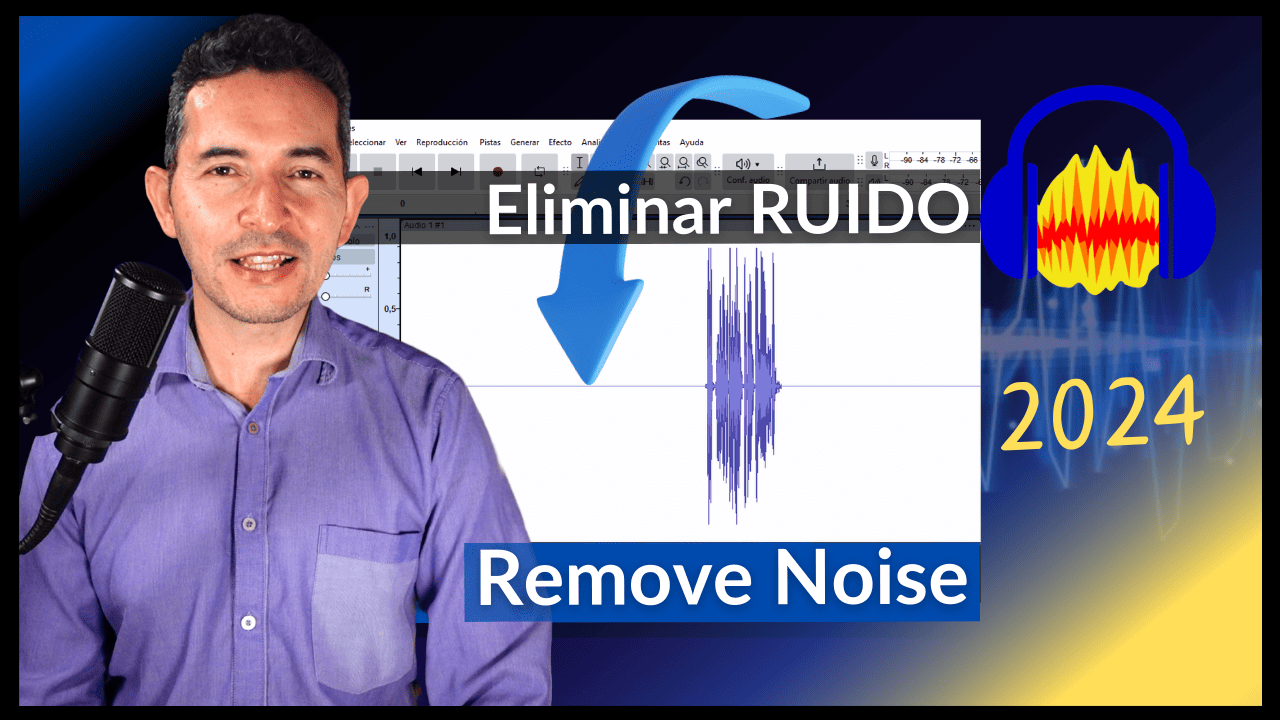 Cómo eliminar el RUIDO de fondo de un AUDIO con Audacity: Guía Completa 2024