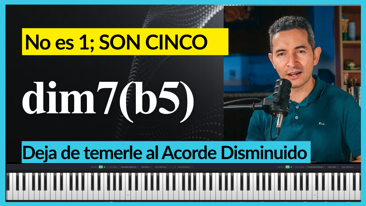 El secreto de los Acordes Disminuidos de Paso (Ascendentes y Descendentes)