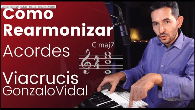 REARMONIZAR canción con Melodía en Pentagrama: