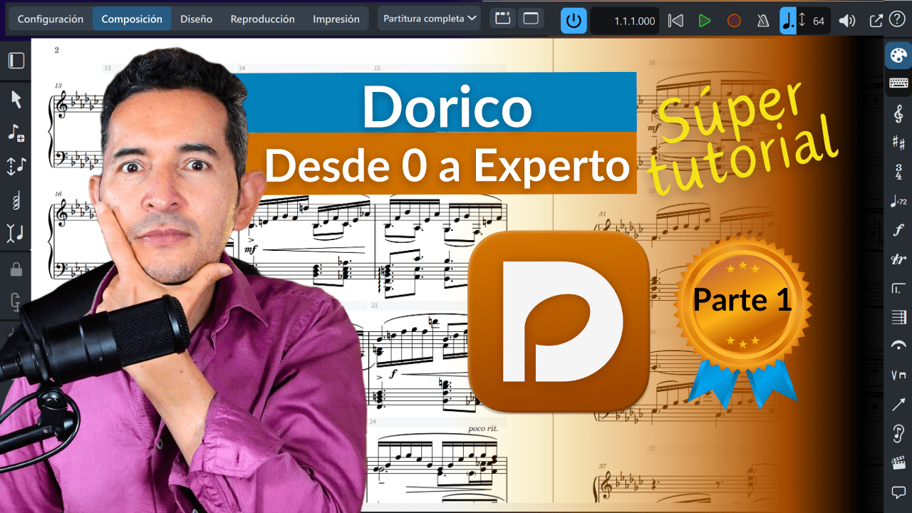 SÚPER TUTORIAL DORICO Desde cero (0) | Para editar partituras